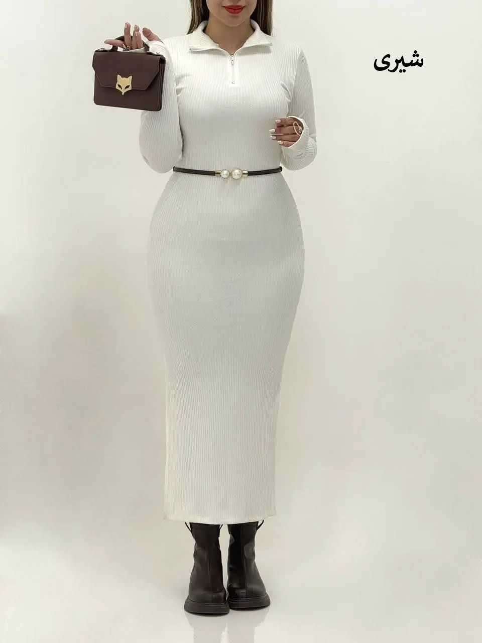 3701-پیراهن بلند فینگری